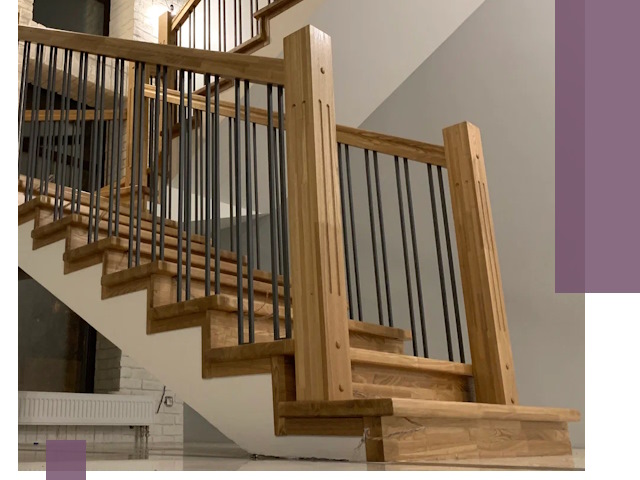 Реставрация деревянных и металлических лестниц в Киржаче