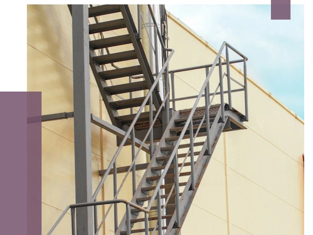 Пожарные лестницы в Киржаче от 12372 руб. — монтаж и продажа | ПРОЛЁТ-Крж