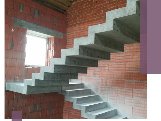 Бетонные лестницы под ключ в Киржаче: монтаж, демонтаж, ремонт