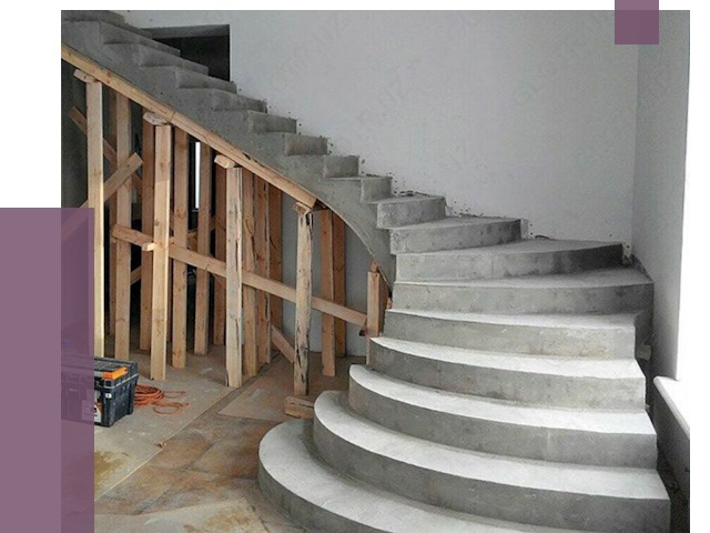 Изготовление бетонных лестниц под ключ в Киржаче от 20105 руб. | ПРОЛЁТ-Крж