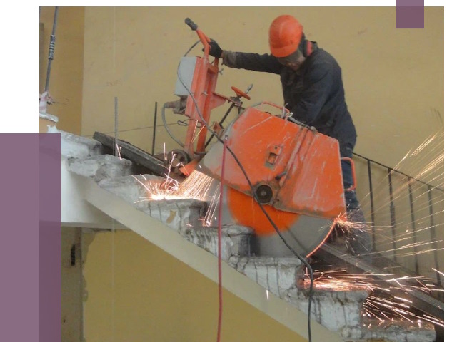 Демонтаж бетонных лестниц в Киржаче от 4640 руб. за м2 | ПРОЛЁТ-Крж