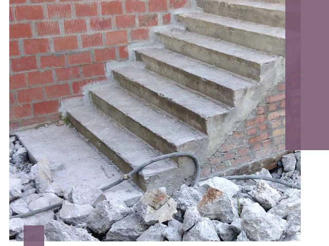 Демонтаж бетонных лестниц в Киржаче: быстро и безопасно