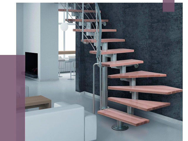 Модульные лестницы в Киржаче от 17012 руб. — купить в ПРОЛЁТ-Крж