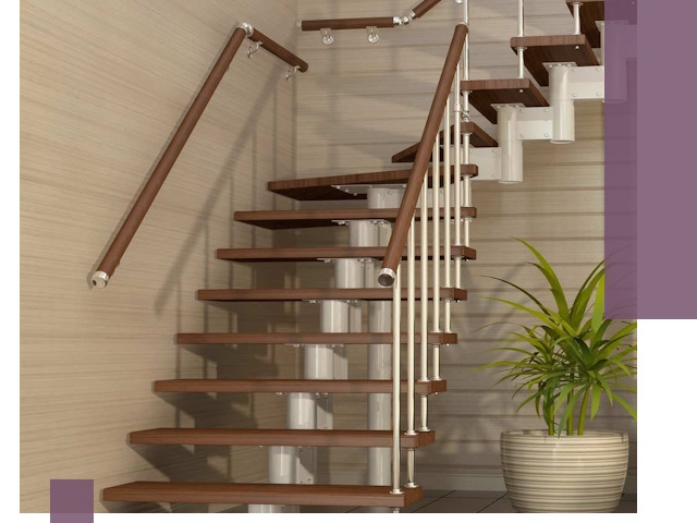 Изготовление модульных лестниц под ключ в Киржаче