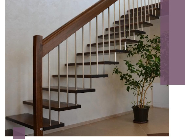 Лестницы на больцах под ключ в Киржаче – изготовление и монтаж