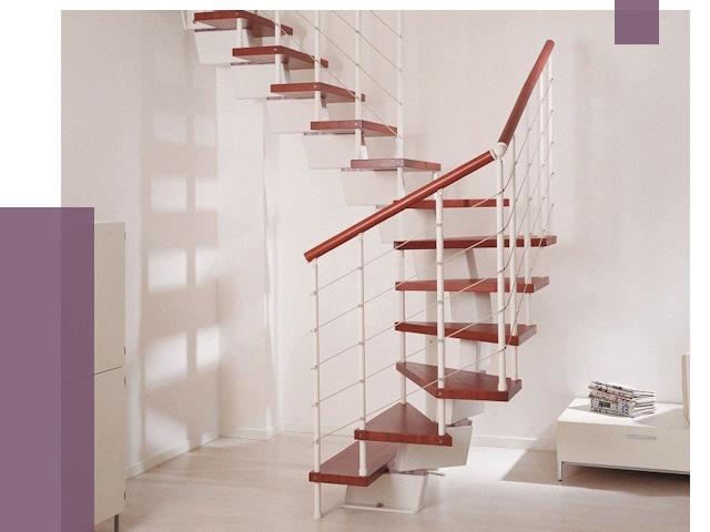 Изготовление лестниц на больцах в Киржаче от 9795 руб. | ПРОЛЁТ-Крж