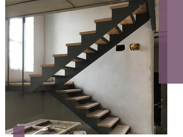 Изготовление лестниц на металлокаркасе в Киржаче от производителя