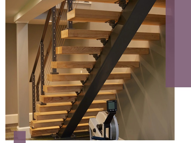 Лестницы на монокосоурах под ключ в Киржаче - изготовление и монтаж