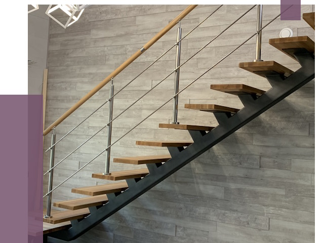 Изготовление лестниц на монокосоуре в Киржаче от 76810 руб. 