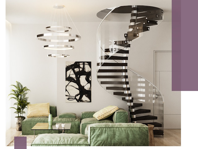 Лестницы для двухуровневой квартиры в Киржаче — изготовление и монтаж