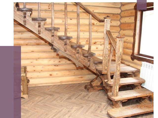 Лестницы в баню в Киржаче от 19280 руб. — изготовление | ПРОЛЁТ-Крж