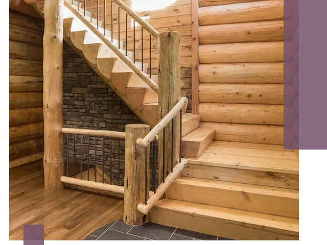 Лестницы в баню под заказ и профессиональный монтаж в Киржаче