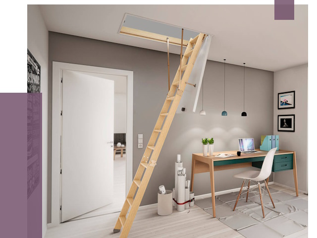 Чердачные лестницы в Киржаче — от 14692 руб. | ПРОЛЁТ-Крж