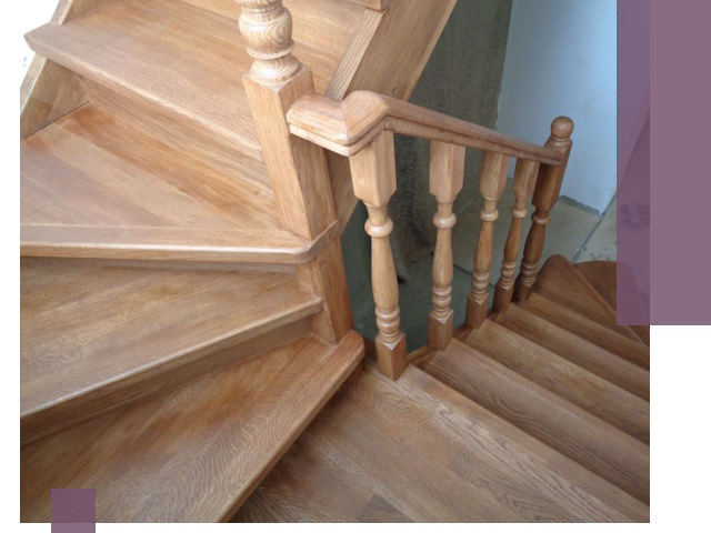 Дубовые лестницы под ключ в Киржаче: изготовление и монтаж