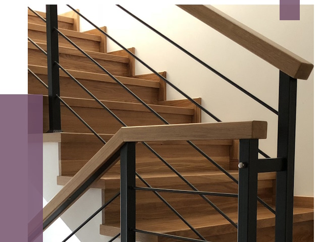 Обшивка металлической лестницы деревом в Киржаче от 4382 руб. 