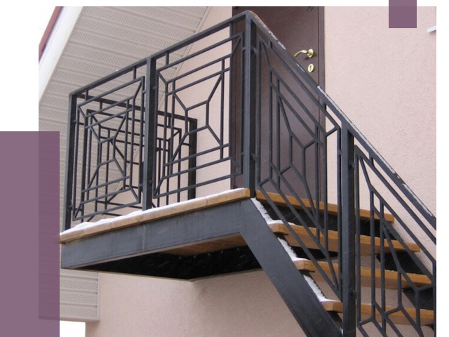 Металлические перила в Киржаче от 4330 руб.  | ПРОЛЁТ-Крж