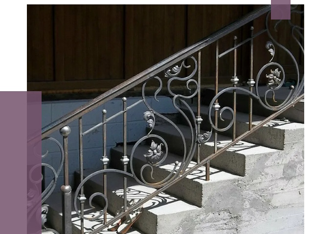 Кованые перила в Киржаче от 8764 руб. под ключ — качество от ПРОЛЁТ-Крж
