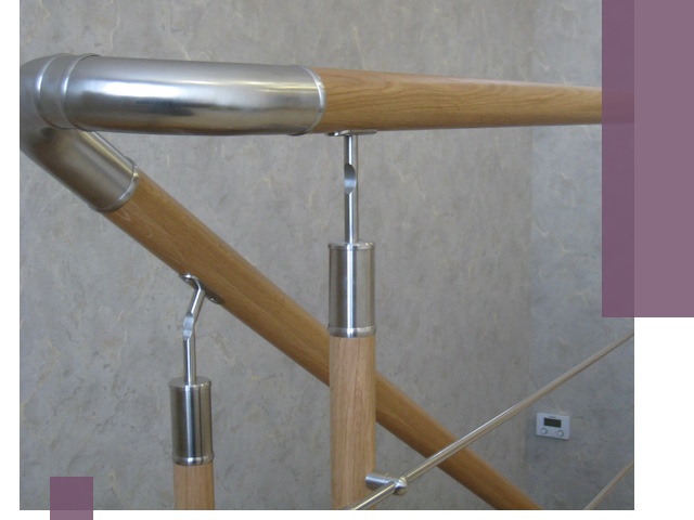 Комбинированные перила на заказ в Киржаче — монтаж и производство