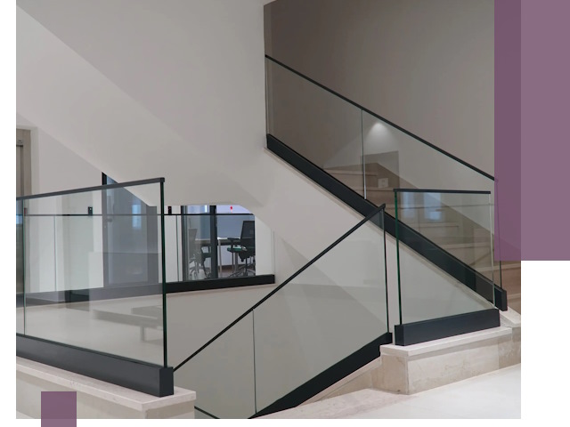 Стеклянные перила премиум-класса с установкой в Киржаче