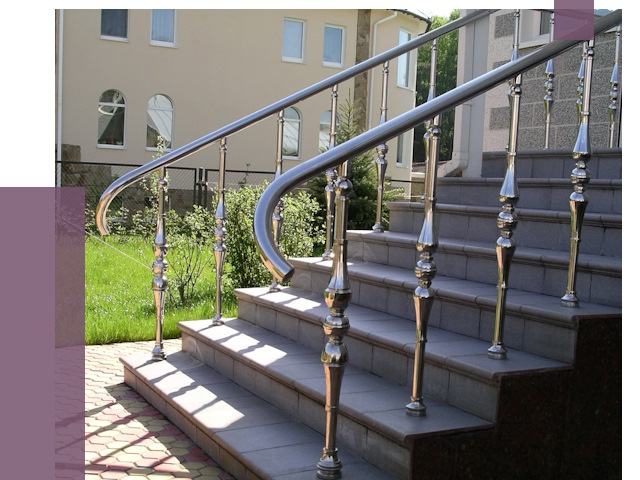 Перила для крыльца в Киржаче от 10826 руб. — монтаж ПРОЛЁТ-Крж