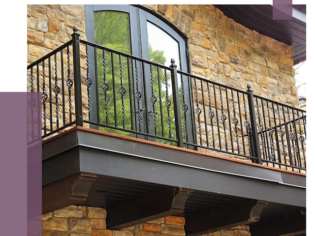 Балконные ограждения в Киржаче от 8093 руб. — купить | ПРОЛЁТ-Крж