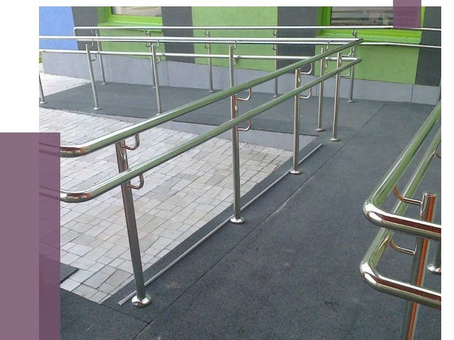 Ограждения пандусов в Киржаче от 4382 руб. монтаж | ПРОЛЁТ-Крж