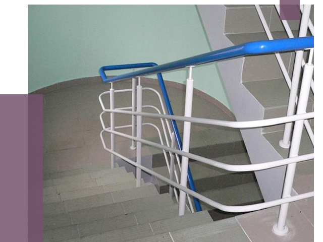 Перила в подъезде в Киржаче — установка и замена от 7475 руб. | ПРОЛЁТ-Крж