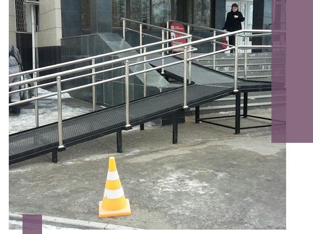 Стационарные пандусы под ключ в Киржаче — изготовление и монтаж