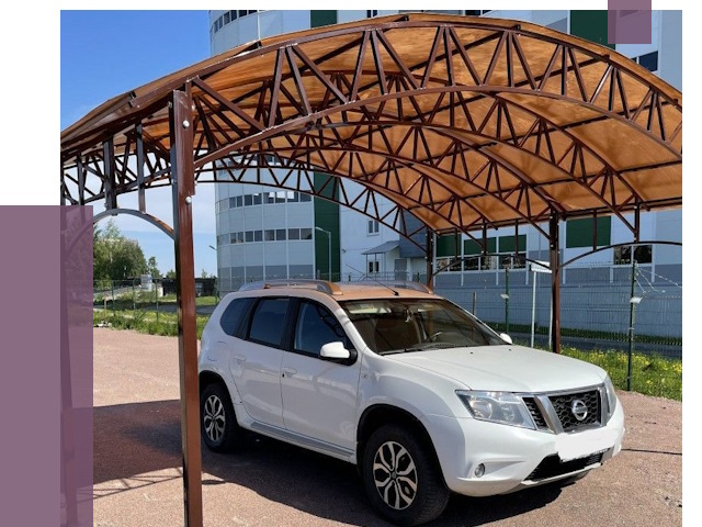 Недорогие навесы в Киржаче от 43302 руб.  | ПРОЛЁТ-Крж