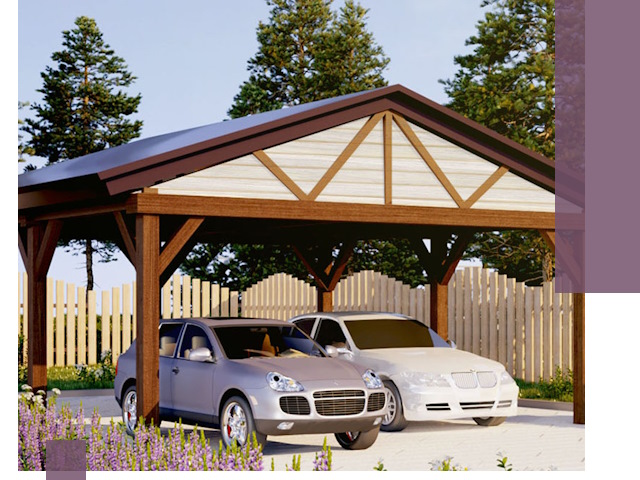 Навесы для автомобиля в Киржаче — изготовление и монтаж