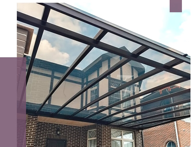 Навесы из поликарбоната в Киржаче от 8681 руб. под ключ — ПРОЛЁТ-Крж