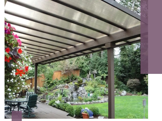 Навесы из поликарбоната под ключ в Киржаче быстро и надёжно