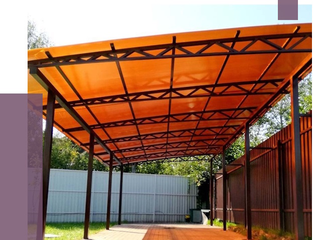 Односкатные навесы под ключ в Киржаче от 13248 руб. 