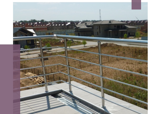 Парапеты из нержавеющей стали в Киржаче от 8042 руб. за м² | ПРОЛЁТ-Крж