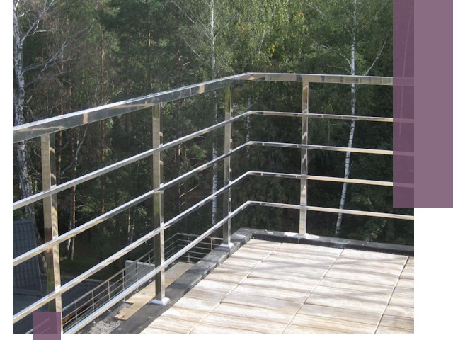 Парапеты из нержавеющей стали в Киржаче — изготовление и монтаж