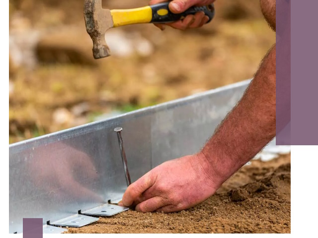 Монтаж металлических бордюров в Киржаче быстро и качественно