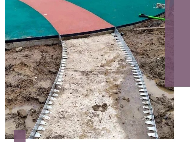 Металлические бордюры для дорожек в Киржаче — монтаж и изготовление