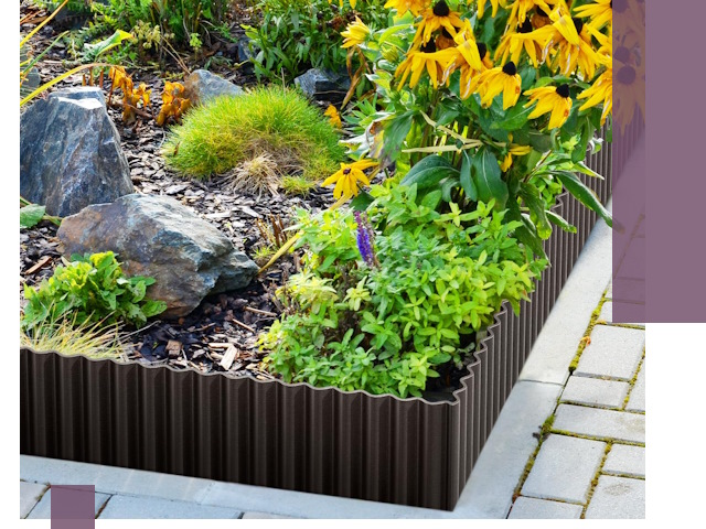 Металлические бордюры для клумб в Киржаче — производство и монтаж