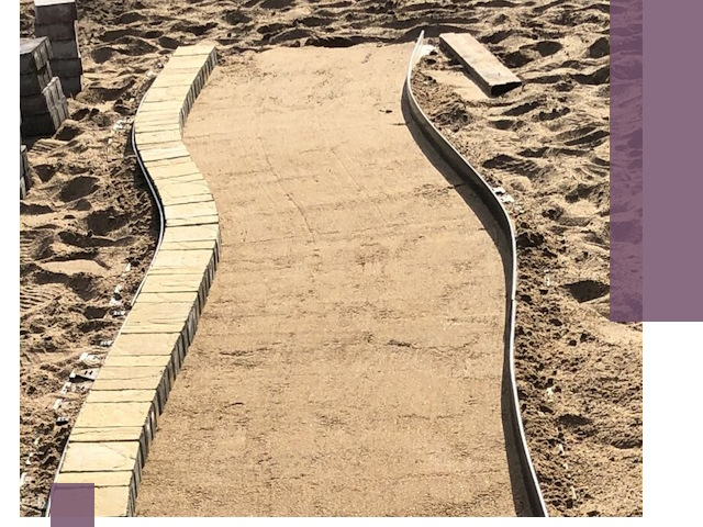 Металлические бордюры для тротуаров в Киржаче — прочные и долговечные