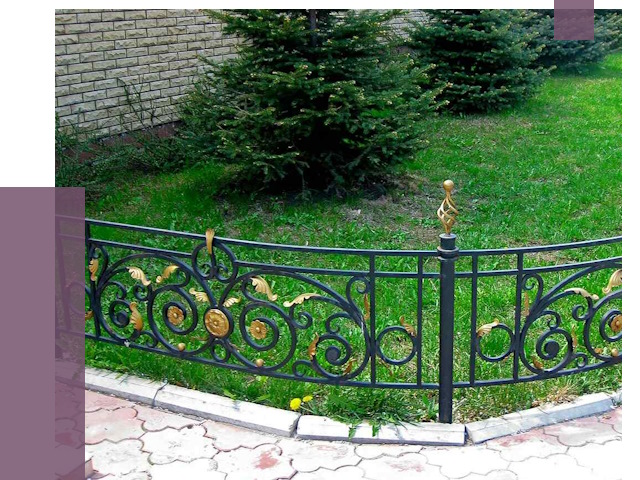 Кованые газонные ограждения в Киржаче от 7681 руб. — ПРОЛЁТ-Крж