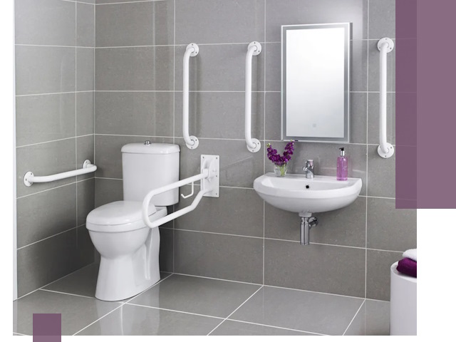 Поручни для санузлов в Киржаче: установка, ремонт и монтаж